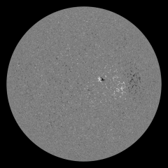 Image of Sun's magnetic field