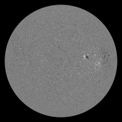 Image of Sun's magnetic field