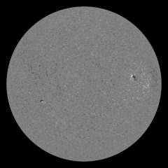 Image of Sun's magnetic field