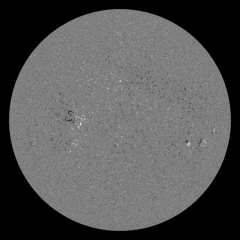 Image of Sun's magnetic field