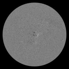 Image of Sun's magnetic field