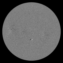 Image of Sun's magnetic field