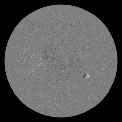 Image of Sun's magnetic field