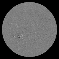 Image of Sun's magnetic field