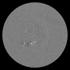 Image of Sun's magnetic field