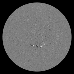 Image of Sun's magnetic field