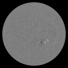 Image of Sun's magnetic field