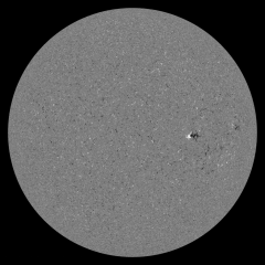 Image of Sun's magnetic field