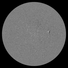 Image of Sun's magnetic field