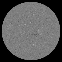 Image of Sun's magnetic field