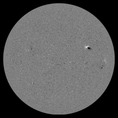 Image of Sun's magnetic field