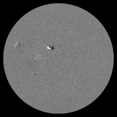 Image of Sun's magnetic field