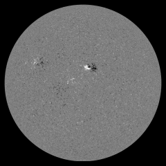 Image of Sun's magnetic field