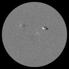 Image of Sun's magnetic field