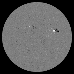 Image of Sun's magnetic field