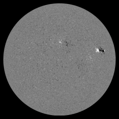 Image of Sun's magnetic field