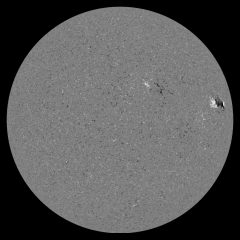 Image of Sun's magnetic field