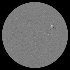 Image of Sun's magnetic field