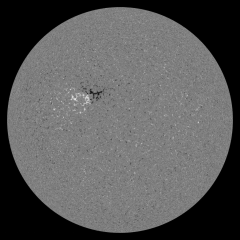 Image of Sun's magnetic field