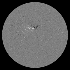 Image of Sun's magnetic field