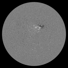 Image of Sun's magnetic field