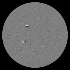 Image of Sun's magnetic field