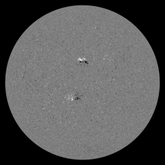 Image of Sun's magnetic field