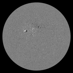 Image of Sun's magnetic field