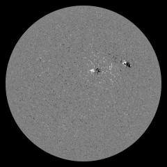 Image of Sun's magnetic field