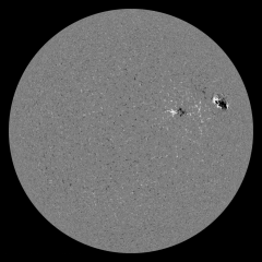 Image of Sun's magnetic field