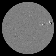 Image of Sun's magnetic field