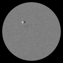 Image of Sun's magnetic field