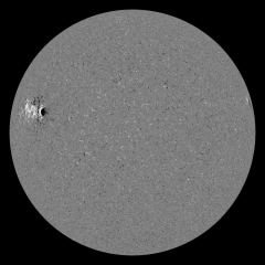 Image of Sun's magnetic field