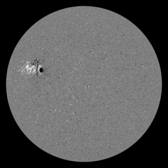 Image of Sun's magnetic field