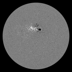 Image of Sun's magnetic field