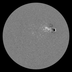 Image of Sun's magnetic field