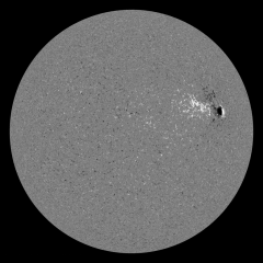 Image of Sun's magnetic field