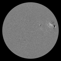 Image of Sun's magnetic field