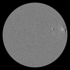 Image of Sun's magnetic field