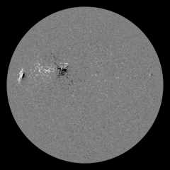 Image of Sun's magnetic field