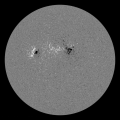 Image of Sun's magnetic field