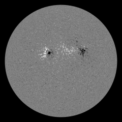 Image of Sun's magnetic field