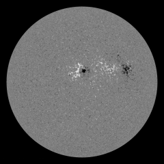 Image of Sun's magnetic field