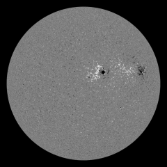 Image of Sun's magnetic field