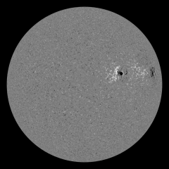 Image of Sun's magnetic field