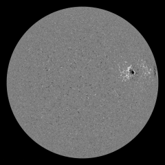 Image of Sun's magnetic field