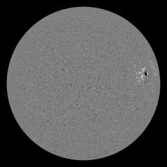 Image of Sun's magnetic field