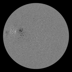 Image of Sun's magnetic field