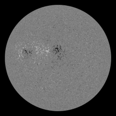 Image of Sun's magnetic field