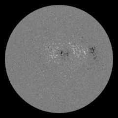 Image of Sun's magnetic field